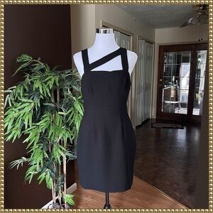 BCBGeneration Black Strappy Sleeveless Sheath Dress Size 8